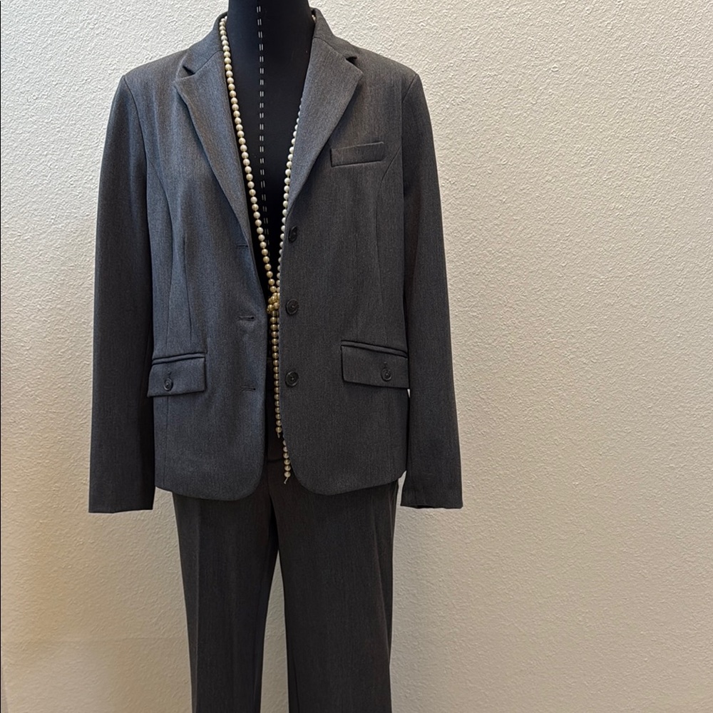 2 pc Set Classic Gray Women’s Suit